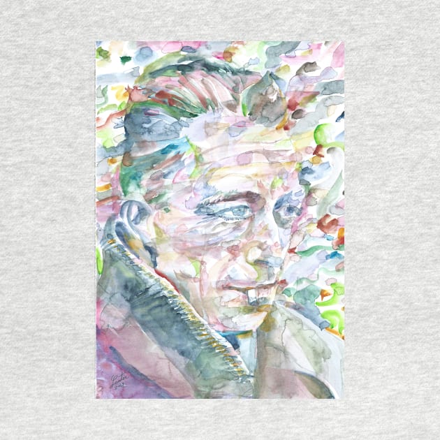 ALBERT CAMUS watercolor portrait .4 by lautir